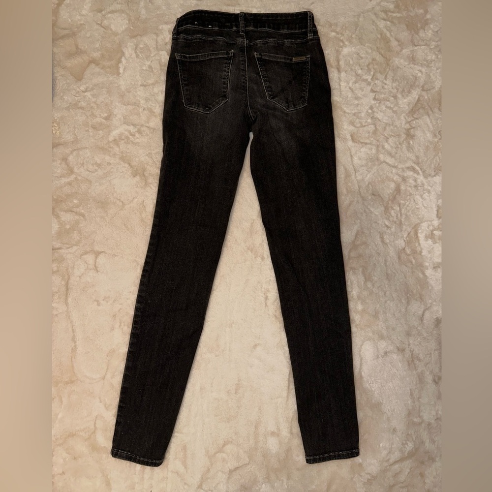 White House Black Market Jeggings Black Gray Size 0 - Picture 5 of 6